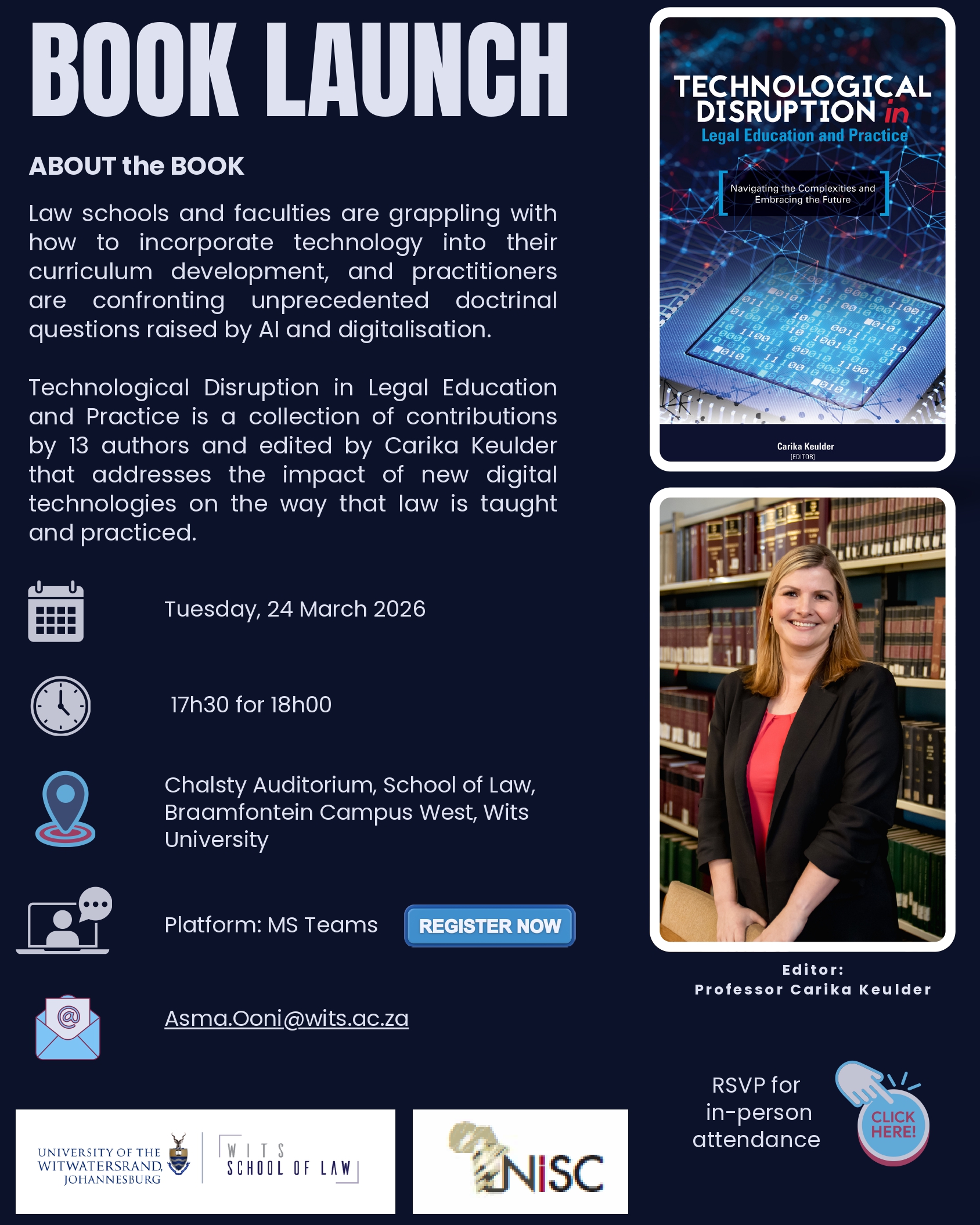 Book Launch _ Technological Disruptions in Legal Education and Practice